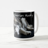 Ich Liebe mein sibirischer Husky Kaffeetasse (VorderseiteRechts)