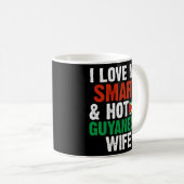 Ich Liebe mein Smart Hot Guyanese Ehemann Guyana Kaffeetasse (VorderseiteRechts)
