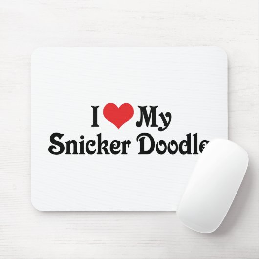 Ich Liebe mein Snicker Doodle Mousepad (Mit Mouse)