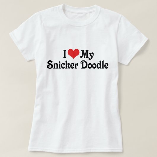 Ich Liebe mein Snicker Doodle T-Shirt (Design vorne)