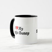 Ich Liebe mein Snuggle Bunny Tasse (Vorderseite Links)