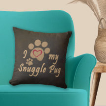 Ich Liebe mein Snuggle-Mops-Pfow drucken