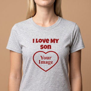 Ich liebe mein Sohn Foto T-Shirt