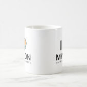 Ich Liebe mein Sohn Kaffeetasse (Mittel)