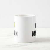 Ich Liebe mein Sohn Kaffeetasse (Mittel)