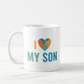 Ich Liebe mein Sohn Kaffeetasse (Links)