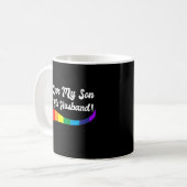 Ich Liebe mein Sohn Sein Ehemann stolz Eltern Lgbt Kaffeetasse (Vorderseite Links)