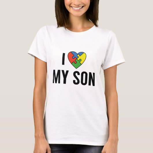 Ich Liebe mein Sohn T-Shirt (Vorderseite)