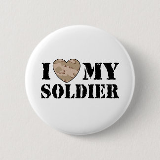 Ich Liebe mein Soldat Button