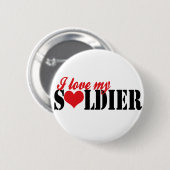 Ich Liebe mein Soldat Button (Vorne & Hinten)