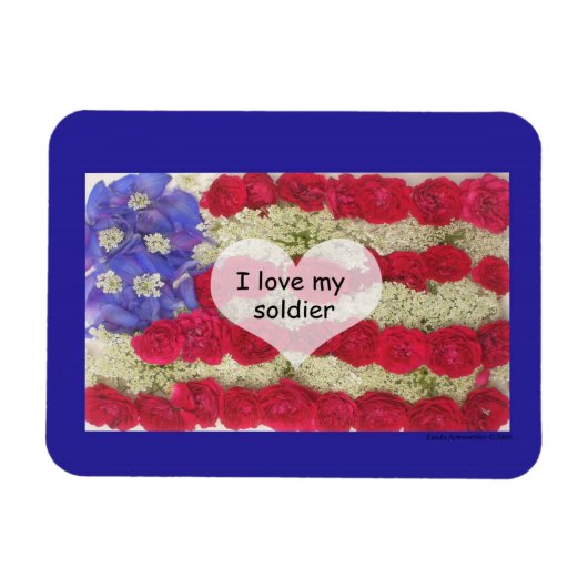 Ich Liebe mein Soldat Magnet (Horizontal)