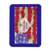 Ich Liebe mein Soldat Magnet (Vertikal)