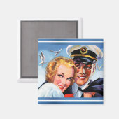 Ich Liebe mein Soldat Magnet (Vorderseite/Rückseite)