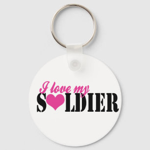 Ich Liebe mein Soldat Schlüsselanhänger