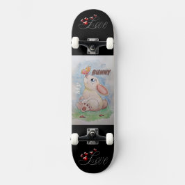 Ich Liebe Mein sonniger Cartoon animiertes Bild Skateboard