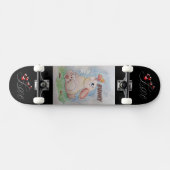 Ich Liebe Mein sonniger Cartoon animiertes Bild Skateboard (Horizontal)