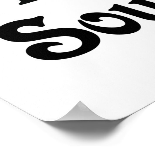 Ich Liebe mein Soul Mate Poster (Ecke)