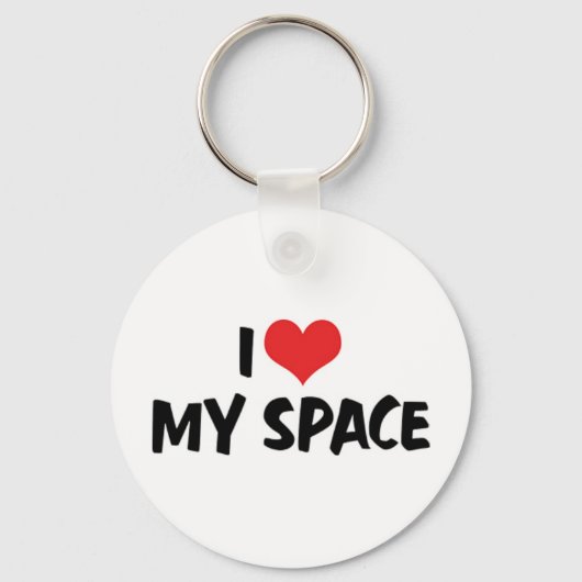 Ich Liebe mein Space Schlüsselanhänger (Vorderseite)