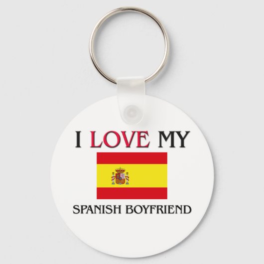 Ich Liebe mein spanischer Freund Schlüsselanhänger (Vorderseite)