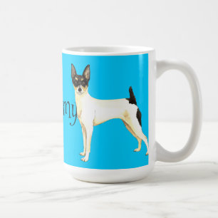 Ich Liebe mein Spielzeug Fox Terrier Kaffeetasse