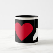 "Ich Liebe mein SpringerSpaniel " Zweifarbige Tasse (Mittel)
