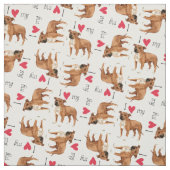 Ich Liebe mein Stafford Stoff (Muster)