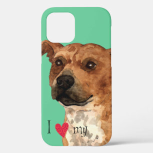 Ich Liebe mein Staffordshire Bull Terrier Case-Mate iPhone Hülle