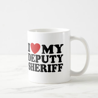 Ich Liebe mein Stellvertreter Sheriff Kaffeetasse