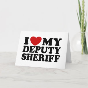 Ich Liebe mein Stellvertreter Sheriff Karte