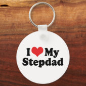 Ich Liebe Mein Stepdad Schlüsselanhänger (Vorderseite)