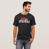 Ich Liebe mein Stepdad Stepfather Stepson Steptoch T-Shirt (Vorne ganz)