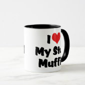 Ich Liebe mein Stud Muffin Tasse (VorderseiteRechts)