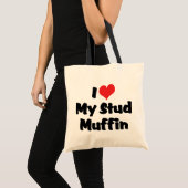 Ich Liebe mein Stud Muffin Tragetasche (Vorderseite (Produkt))