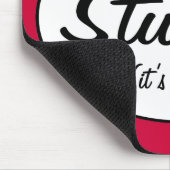 Ich Liebe mein Stumpy (ein Hund) Mousepad (Ecke)