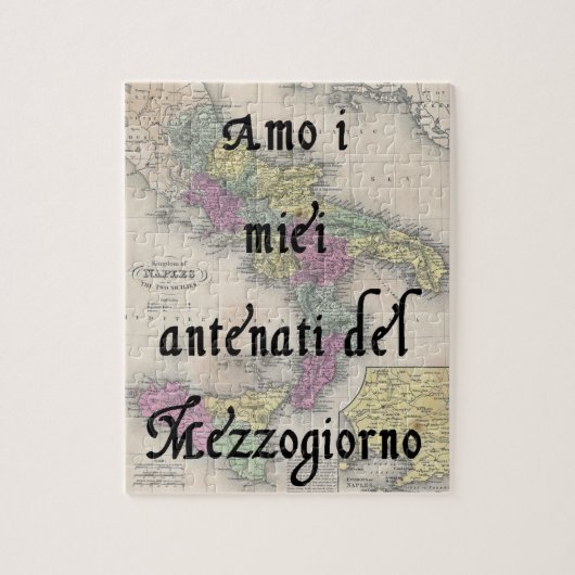 Ich Liebe mein süditalienisches Ankerpuzzle Puzzle (Vertikal)