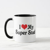 Ich Liebe mein Super Stud Tasse (Links)