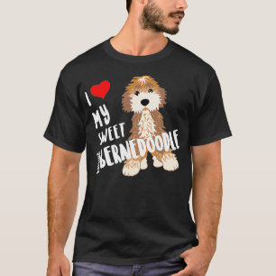 Ich Liebe mein süß Darling Bernedoodle Hund Funn T-Shirt