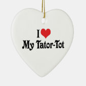 Ich Liebe mein Tator-Tot Keramikornament (Rechts)