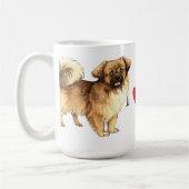 Ich Liebe mein tibetisches Spanisch Kaffeetasse (Links)