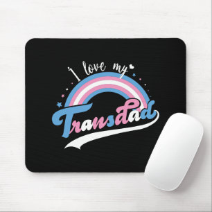 Ich Liebe mein Transdad LGBTQ Transgender Mousepad