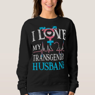 Ich Liebe mein Transgender-Ehemann Lgbt Gay Lesbia Sweatshirt
