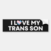 Ich Liebe Mein Transgender Son LGBT Trans Mama Vat Autoaufkleber (Vorne)