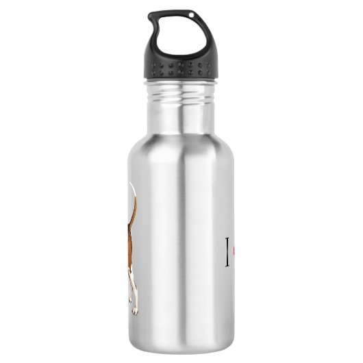 Ich Liebe mein Treeing Walker Edelstahlflasche (Rückseite)