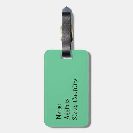 Ich Liebe mein Treeing Walker Gepäckanhänger (Rückseite vertikal)