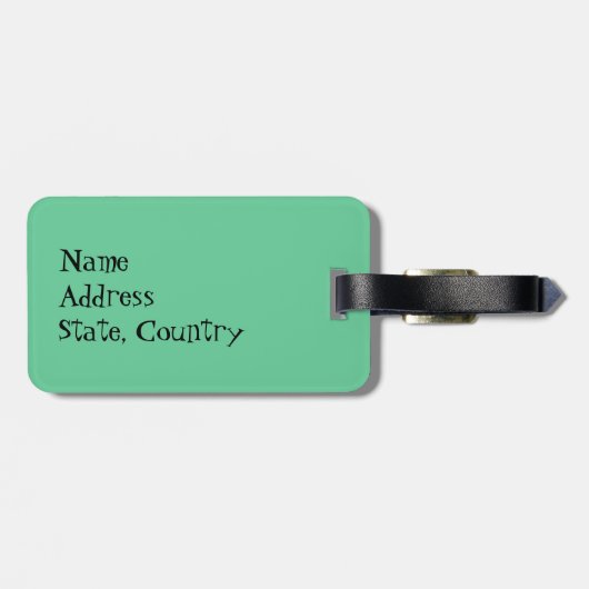 Ich Liebe mein Treeing Walker Gepäckanhänger (Rückseite horizontal)