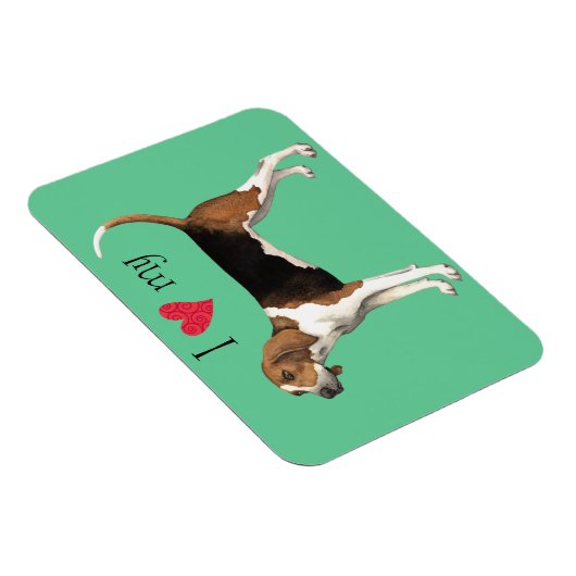 Ich Liebe mein Treeing Walker Magnet (Rechte Seite)