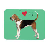 Ich Liebe mein Treeing Walker Magnet (Horizontal)