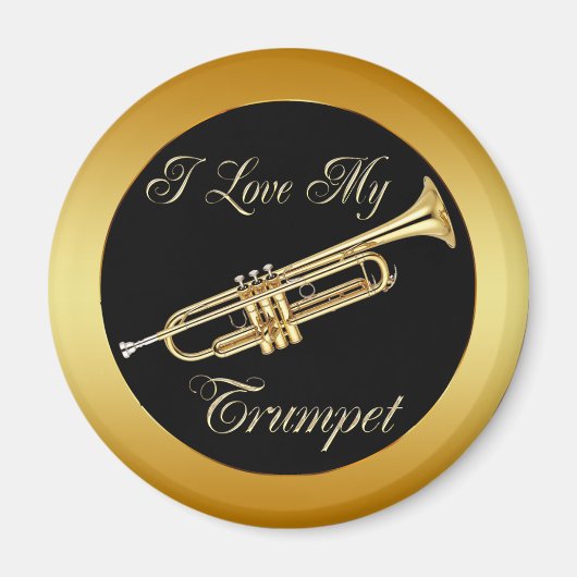 ICH LIEBE MEIN TRUMPET MAGNET (Vorne)