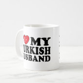 Ich Liebe mein türkisches Ehemann Kaffeetasse (Vorderseite Links)