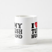 Ich Liebe mein türkisches Ehemann Kaffeetasse (Mittel)